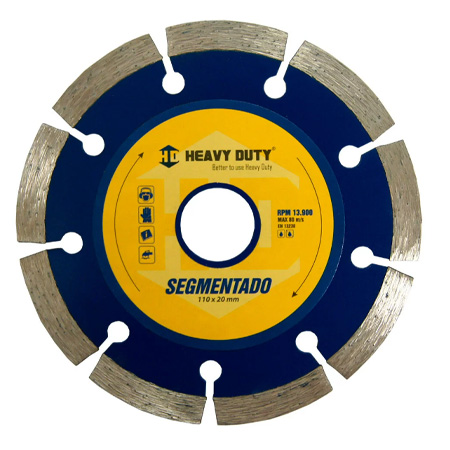 imagem do produto DISCO DIAMANTADO SEGMENTADO HEAVY DUTY 110X20mm