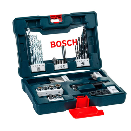 MALETA V-LINE BOSCH C_ 41 PEÇAS 2607017396